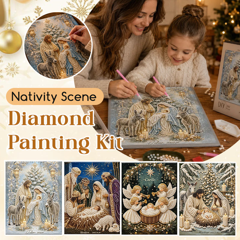 🔥Limited time 70% OFF -Nativity Scene Diamond Painting Kit