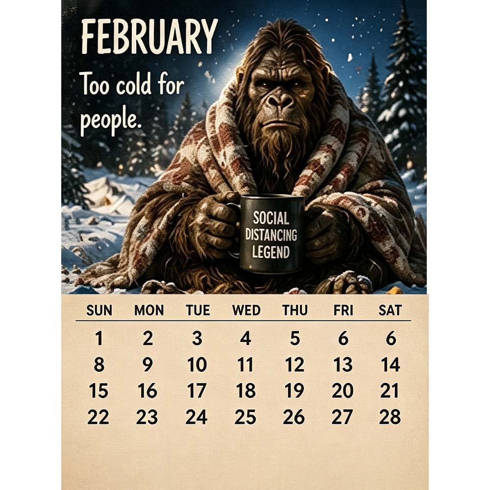 🔥 LAST DAY 70% OFF⭐2027 Bigfoot's Daily Life Calendar