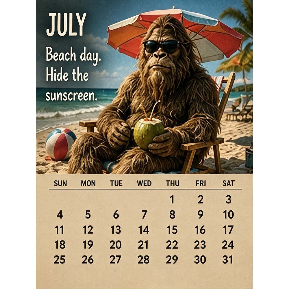 🔥 LAST DAY 70% OFF⭐2027 Bigfoot's Daily Life Calendar