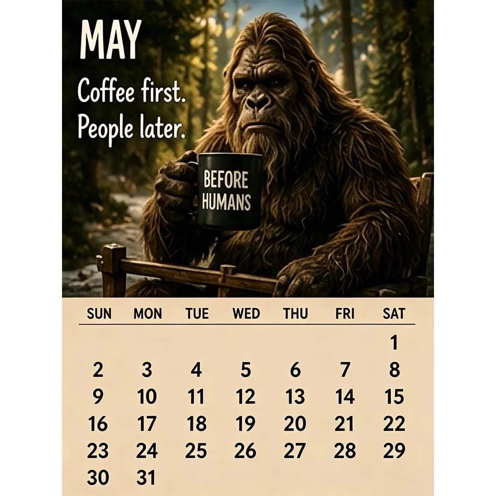 🔥 LAST DAY 70% OFF⭐2027 Bigfoot's Daily Life Calendar