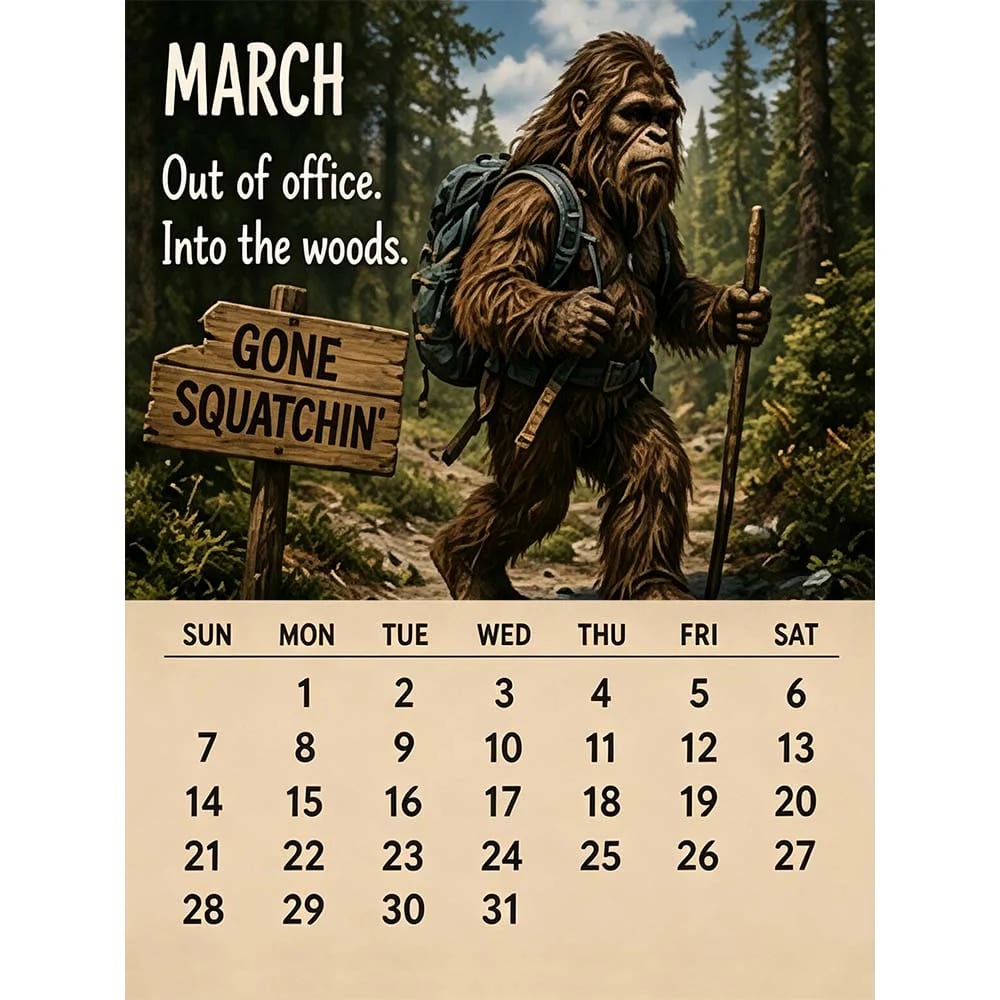 🔥 LAST DAY 70% OFF⭐2027 Bigfoot's Daily Life Calendar