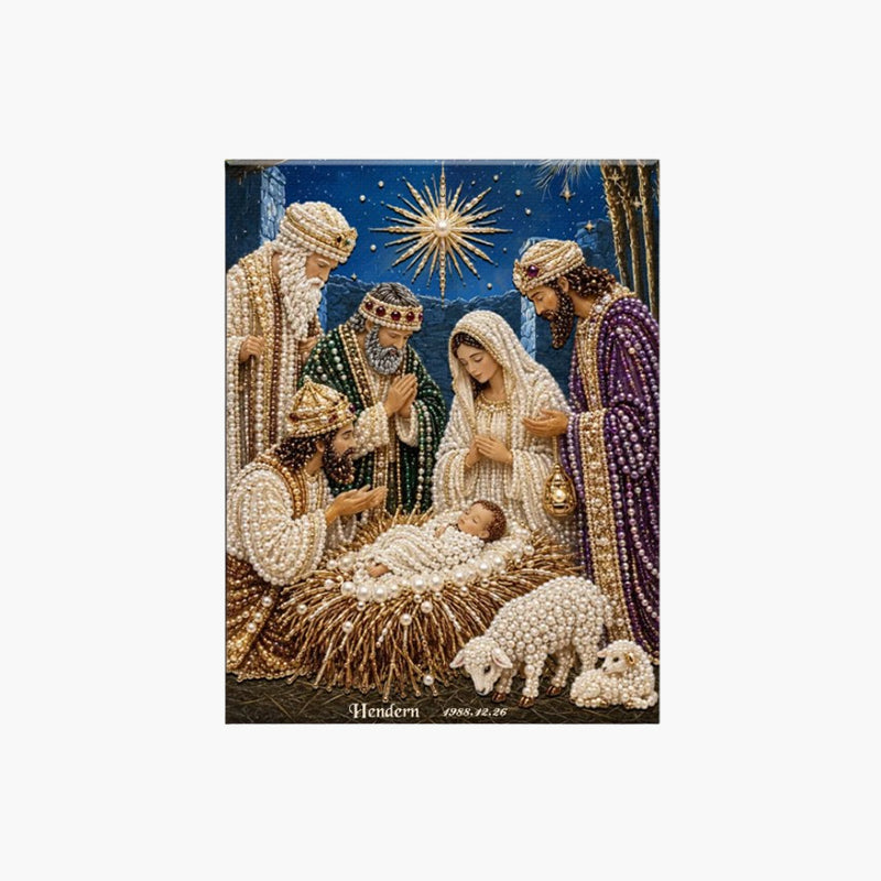 🔥Limited time 70% OFF -Nativity Scene Diamond Painting Kit