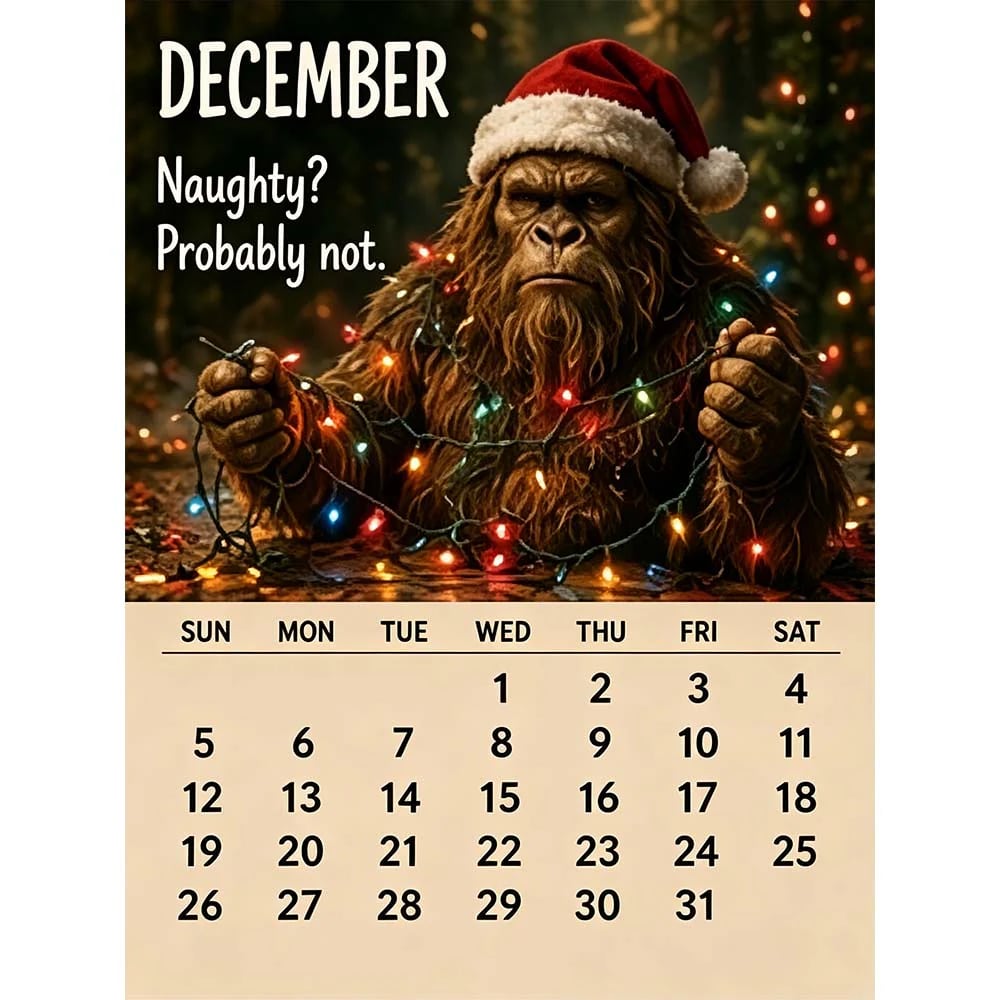🔥 LAST DAY 70% OFF⭐2027 Bigfoot's Daily Life Calendar