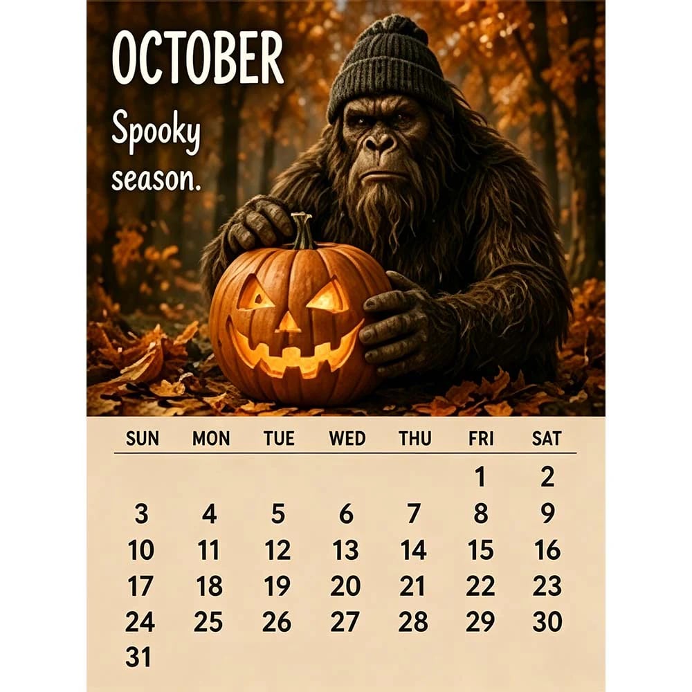 🔥 LAST DAY 70% OFF⭐2027 Bigfoot's Daily Life Calendar