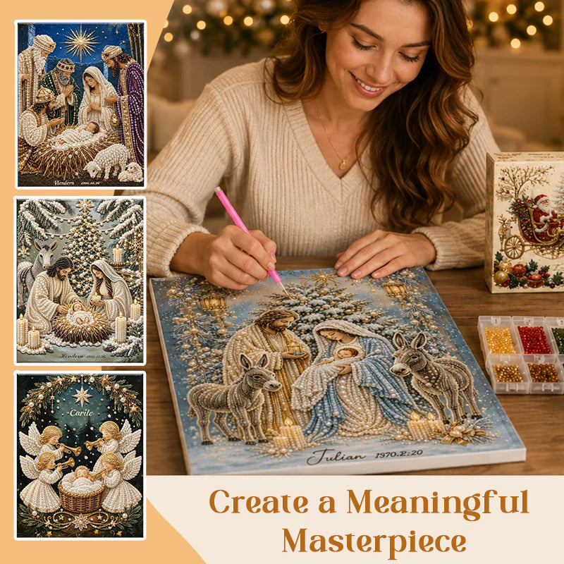 🔥Limited time 70% OFF -Nativity Scene Diamond Painting Kit