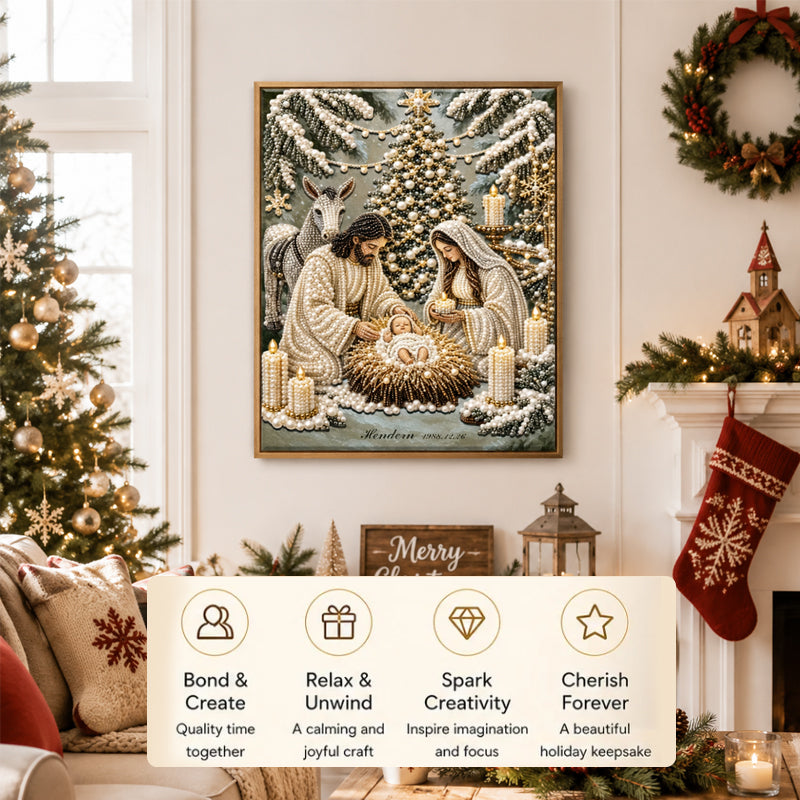 🔥Limited time 70% OFF -Nativity Scene Diamond Painting Kit