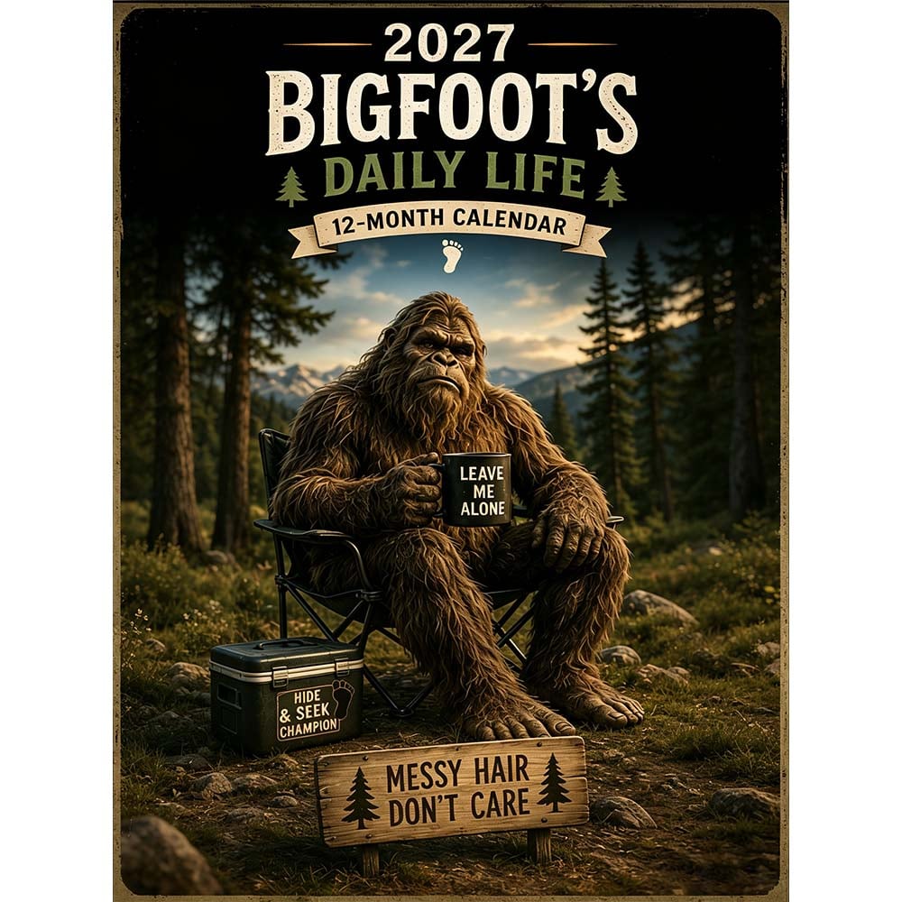 🔥 LAST DAY 70% OFF⭐2027 Bigfoot's Daily Life Calendar