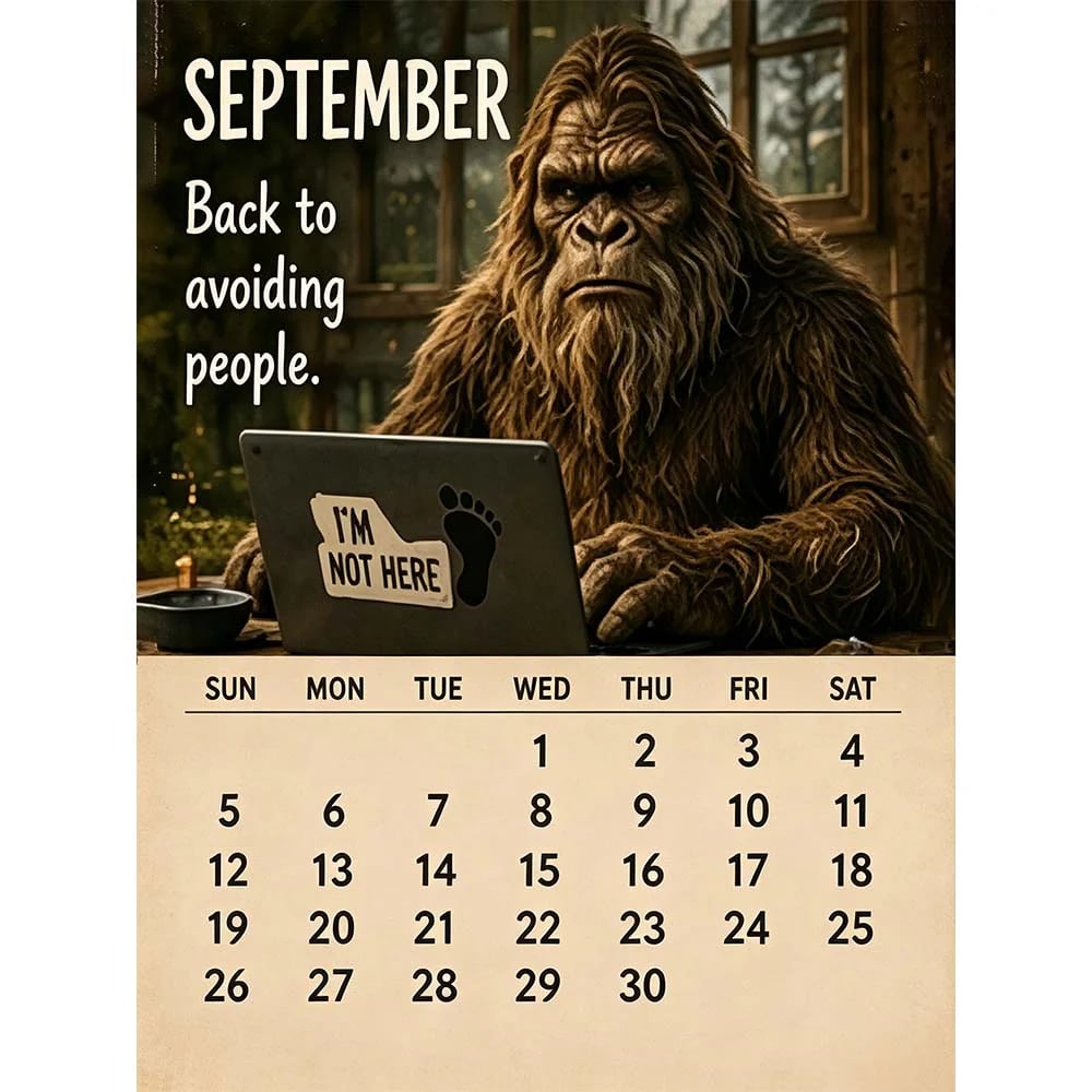 🔥 LAST DAY 70% OFF⭐2027 Bigfoot's Daily Life Calendar