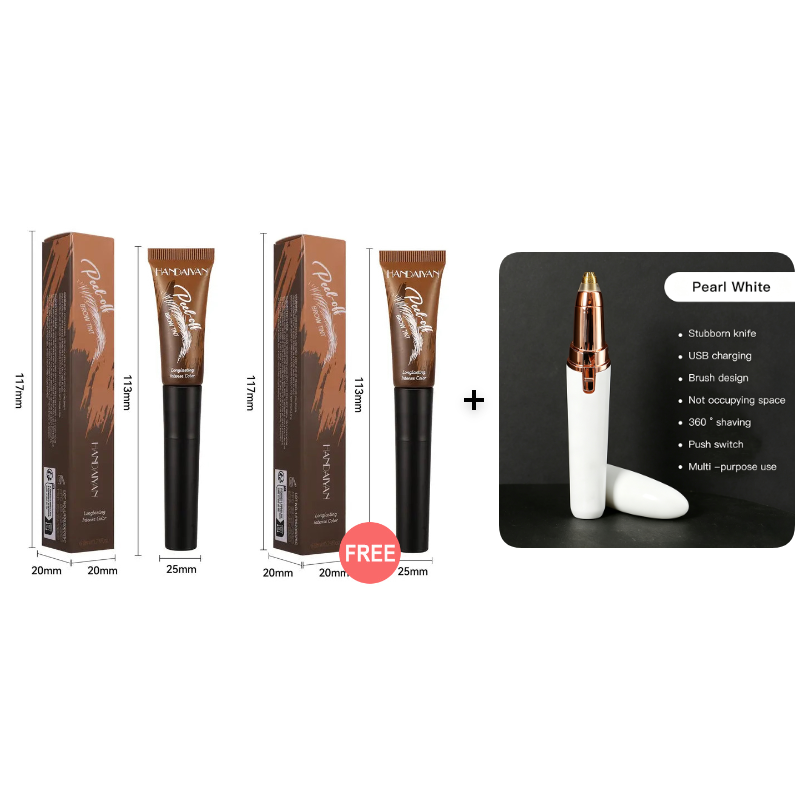 🏆 Last Day Special Price £10.99 ! 💞Buy 1 Get 1 Free💞50K+ SOLD!🎨Waterproof Brow Tint – Peel‑off, easy apply. Covers greys, shapes perfectly. A brow game changer!🌟