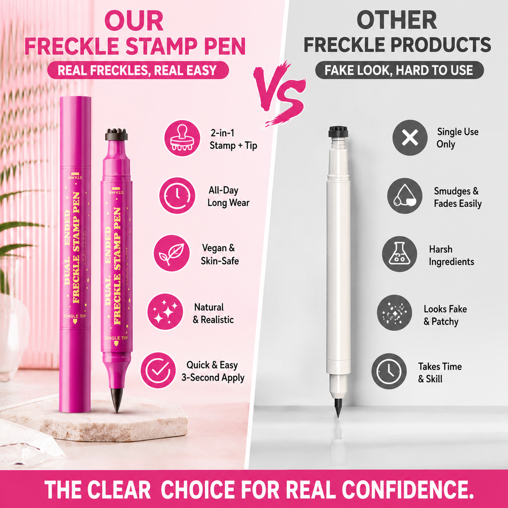 🔥Limited time 70% OFF🪄 Instant Sun-Kissed Vibe! Dual-Ended Freckle Pen