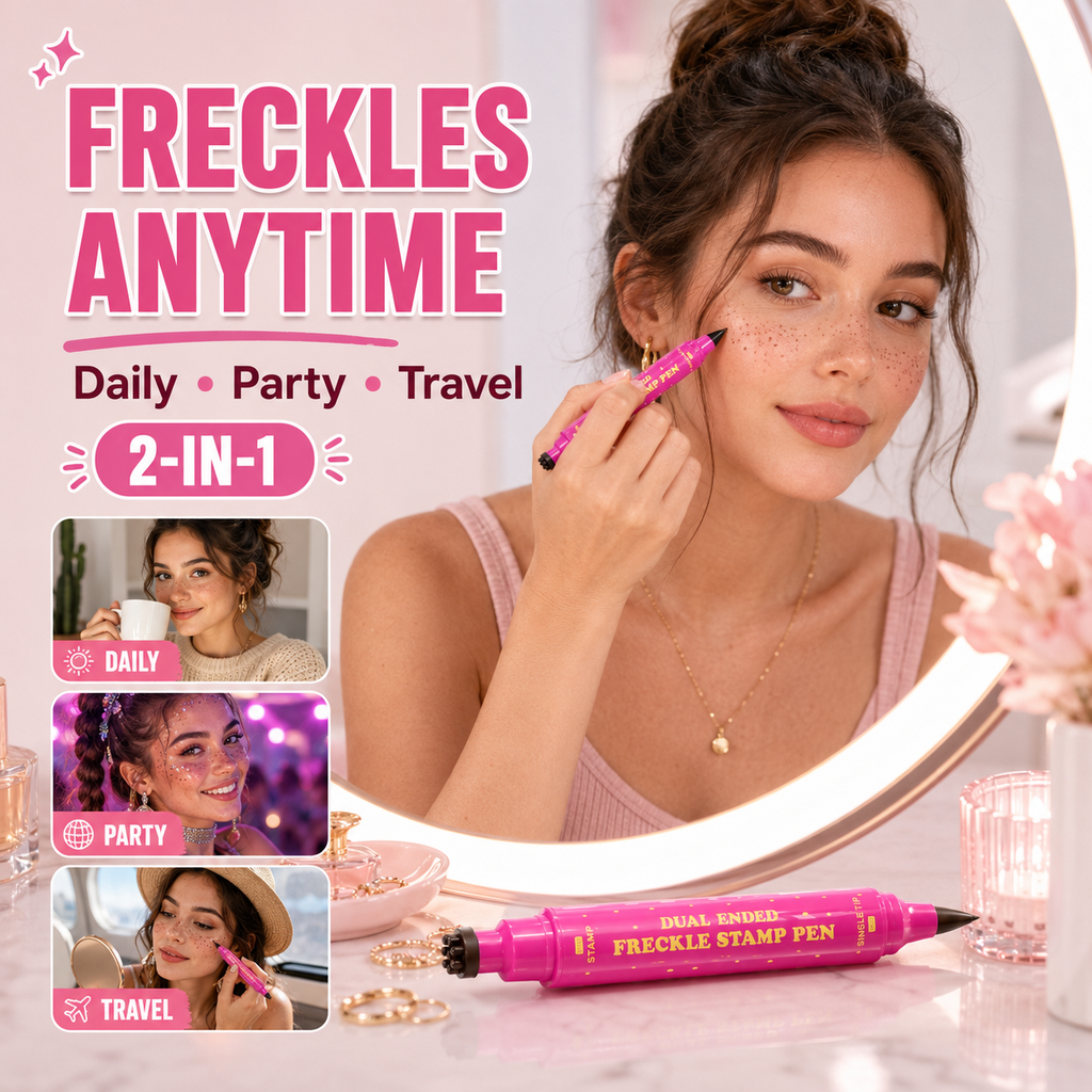 🔥Limited time 70% OFF🪄 Instant Sun-Kissed Vibe! Dual-Ended Freckle Pen