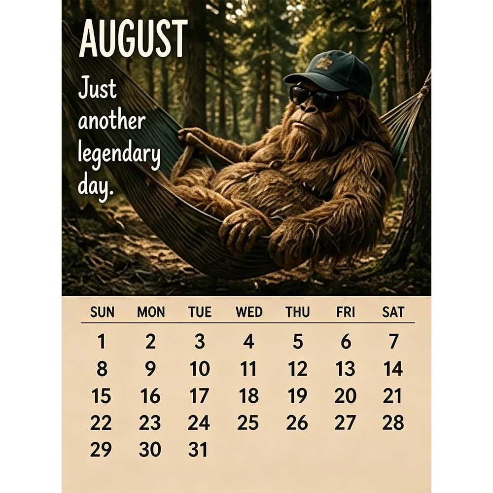 🔥 LAST DAY 70% OFF⭐2027 Bigfoot's Daily Life Calendar