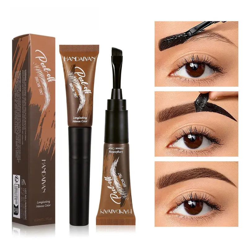 🏆 Last Day Special Price £10.99 ! 💞Buy 1 Get 1 Free💞50K+ SOLD!🎨Waterproof Brow Tint – Peel‑off, easy apply. Covers greys, shapes perfectly. A brow game changer!🌟